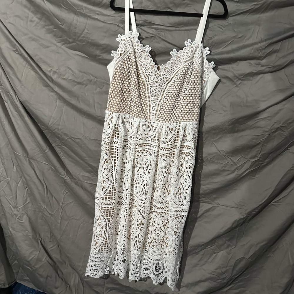 City Chic Fancy Free Stripe Dress - ivory Spaghetti Strap Midi Sundress NWT